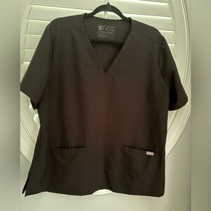 Figs Casma black womens scrub top size‎ XXL